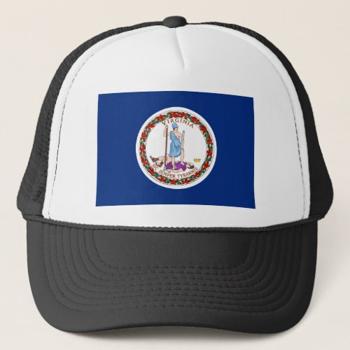 Virginia State Flag Trucker Hat
