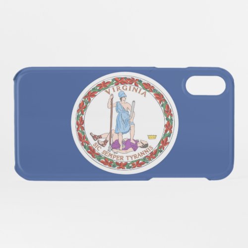 Virginia State flag iPhone XR Case