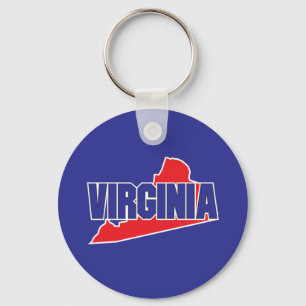 Virginia State Keychain