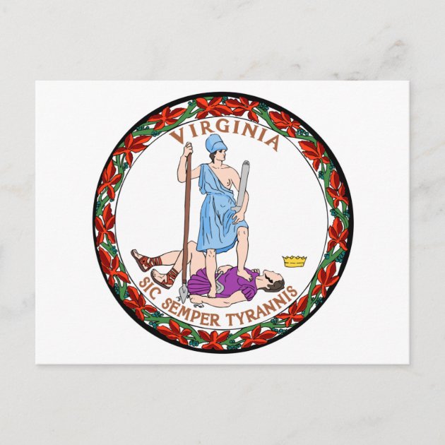 Virginia State Seal Postcard | Zazzle