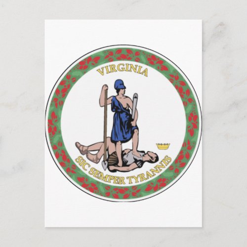 Virginia State Seal Postcard