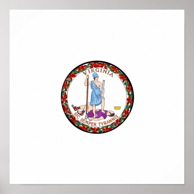 Virginia State Seal Poster (Front)