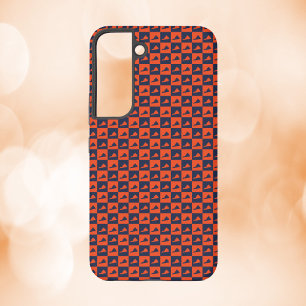 Virginia State Silhouette Blue Orange Geometric Samsung Galaxy S22 Case