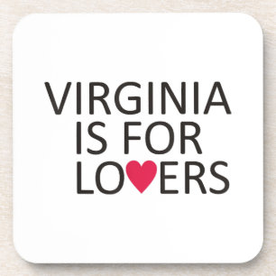 Virginia State T-shirt Virginia Home Tee Virginia  Beverage Coaster