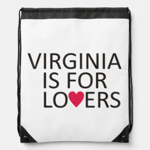 Virginia State T-shirt Virginia Home Tee Virginia  Drawstring Bag