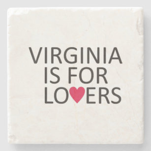 Virginia State T-shirt Virginia Home Tee Virginia  Stone Coaster