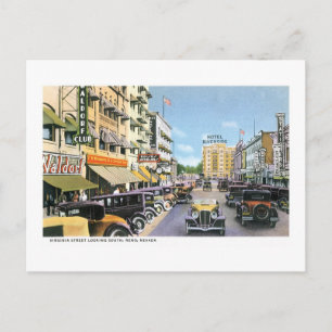 Virginia Street, Reno, Nevada Postcard