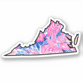 Virginia - Summer Sticker - Lilly Inspired