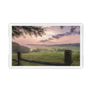Virginia Sunset Acrylic Tray