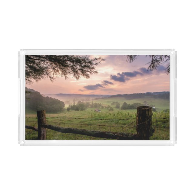 Virginia Sunset Acrylic Tray (Front)