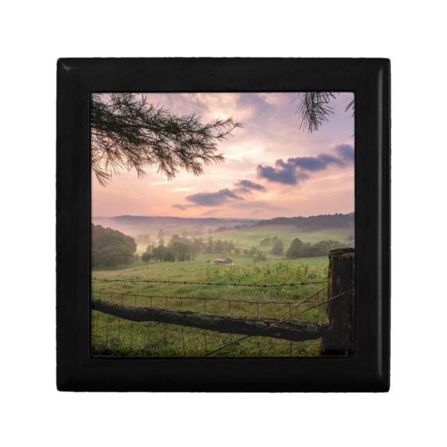 Virginia Sunset Jewelry Box (Front)