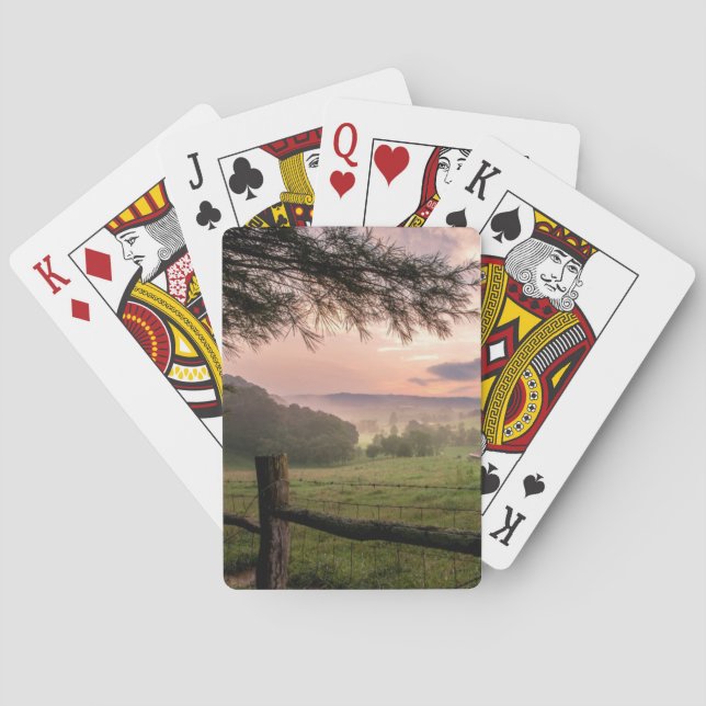 Virginia Sunset Poker Cards (Back)