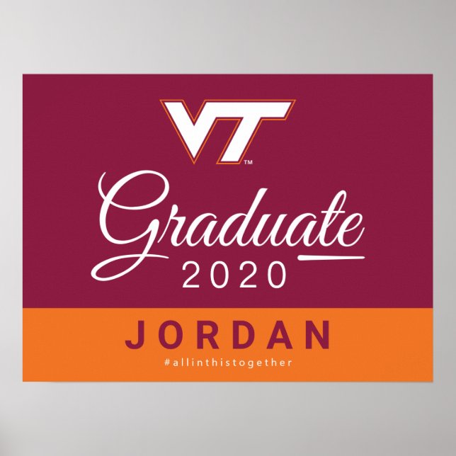 Virginia Tech 2020 Graduate Poster (Front)
