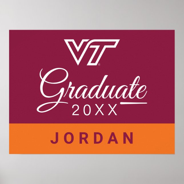 Virginia Tech 2020 Graduate Poster (Front)