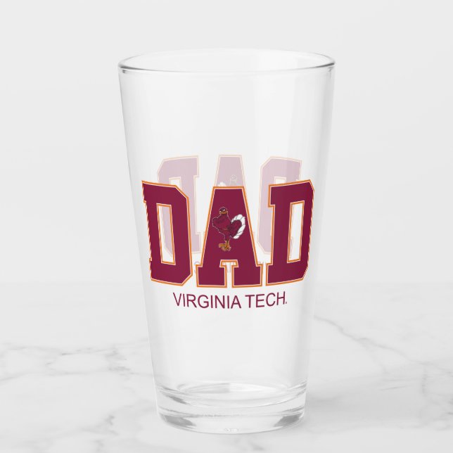 Virginia Tech Dad Glass (Front)