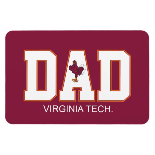 Virginia Tech Dad Magnet