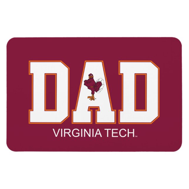 Virginia Tech Dad Magnet (Horizontal)