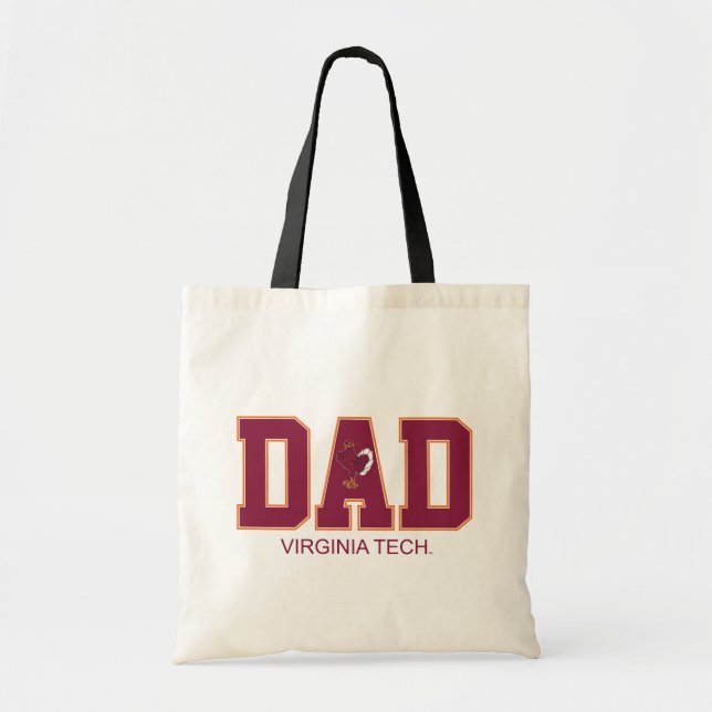 Virginia Tech Dad Tote Bag (Front)