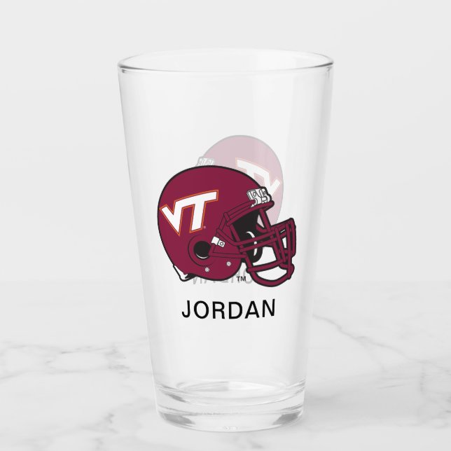 Virginia Tech Helmet Glass (Front)