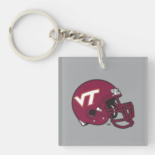 Virginia Tech Helmet Keychain