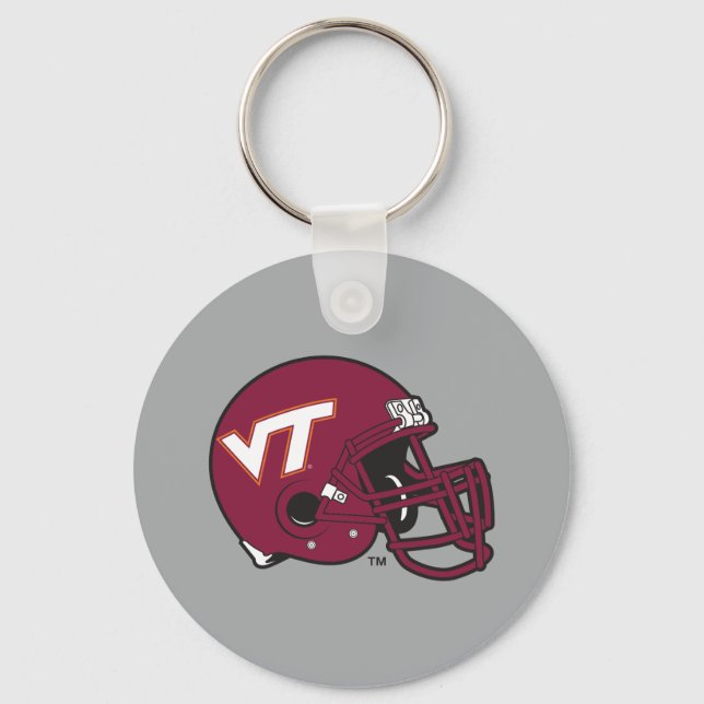 Virginia Tech Helmet Keychain (Front)