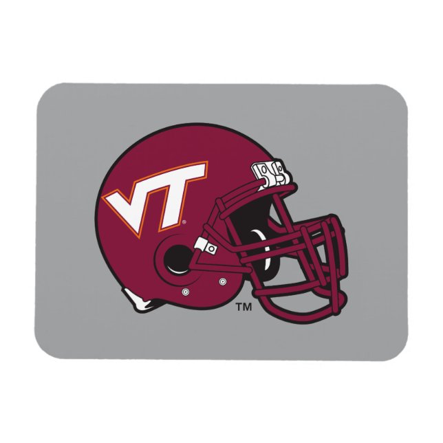 Virginia Tech Helmet Magnet (Horizontal)