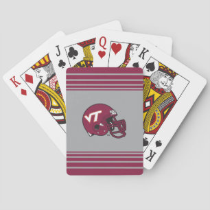 Virginia Tech Helmet Poker Cards