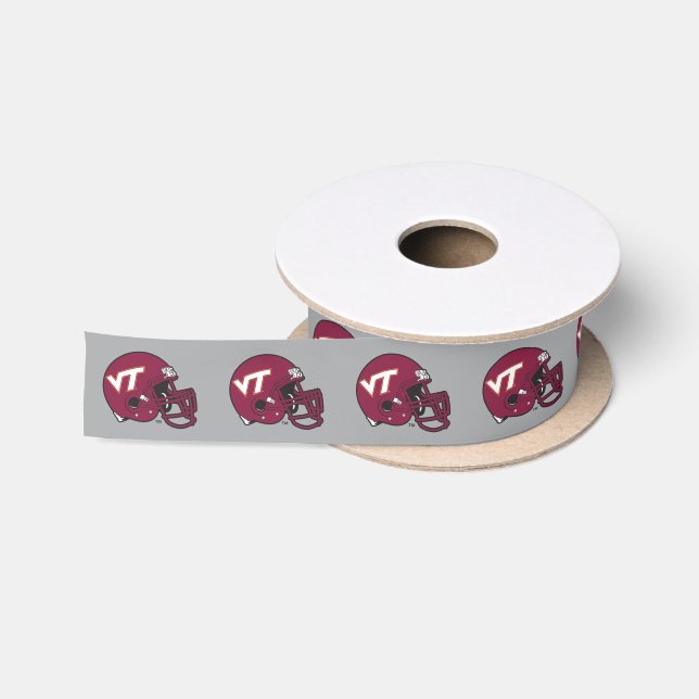 Virginia Tech Helmet Satin Ribbon (Spool)