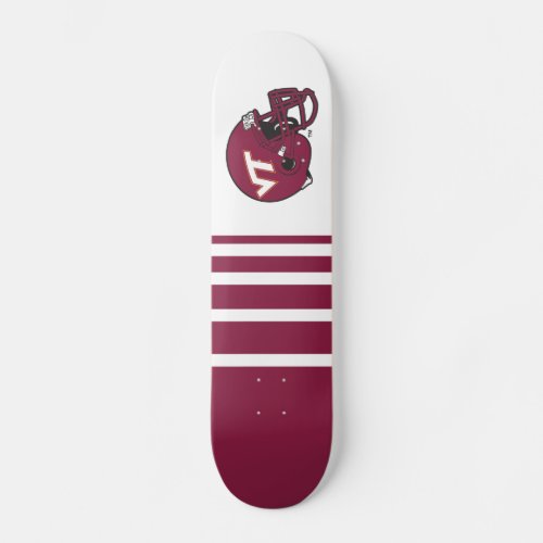 Virginia Tech Helmet Skateboard Deck