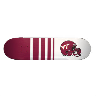 Virginia Tech Helmet Skateboard Deck