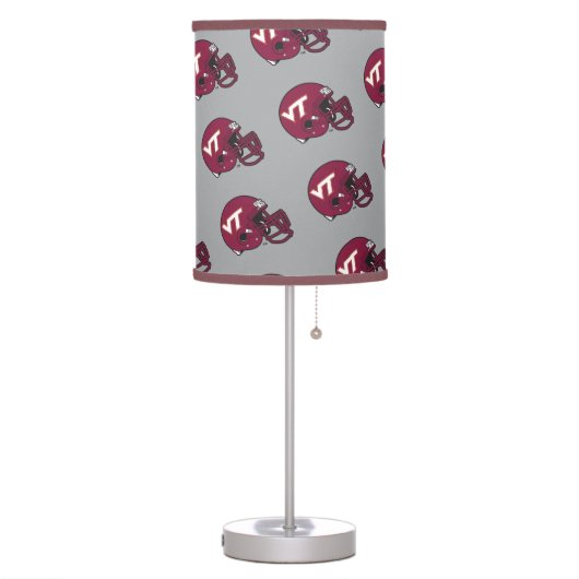 Virginia Tech Helmet Table Lamp (Left)