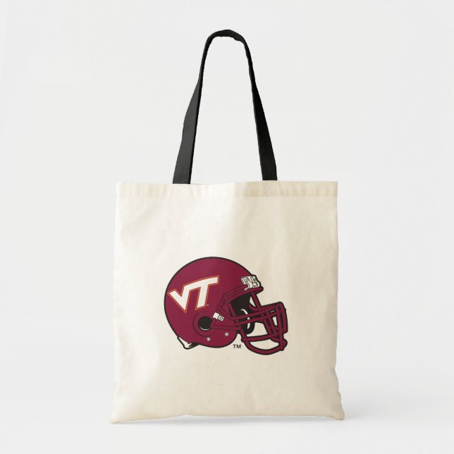 Virginia Tech Helmet Tote Bag (Front)