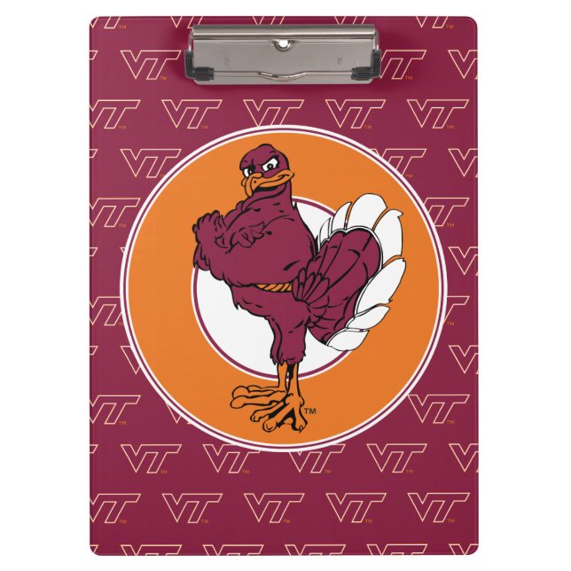 Virginia Tech Hokie Bird Clipboard (Front)