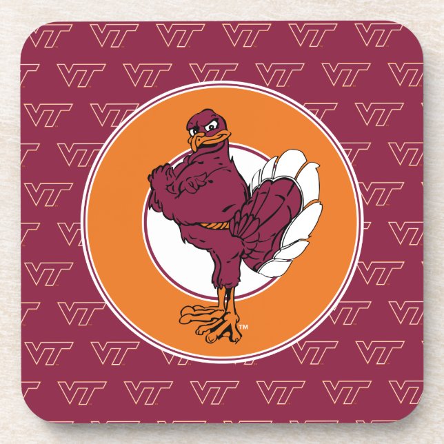 Virginia Tech Hokie Bird Coaster (Front)