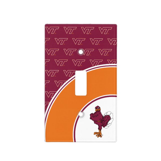 Virginia Tech Hokie Bird Light Switch Cover (Front)