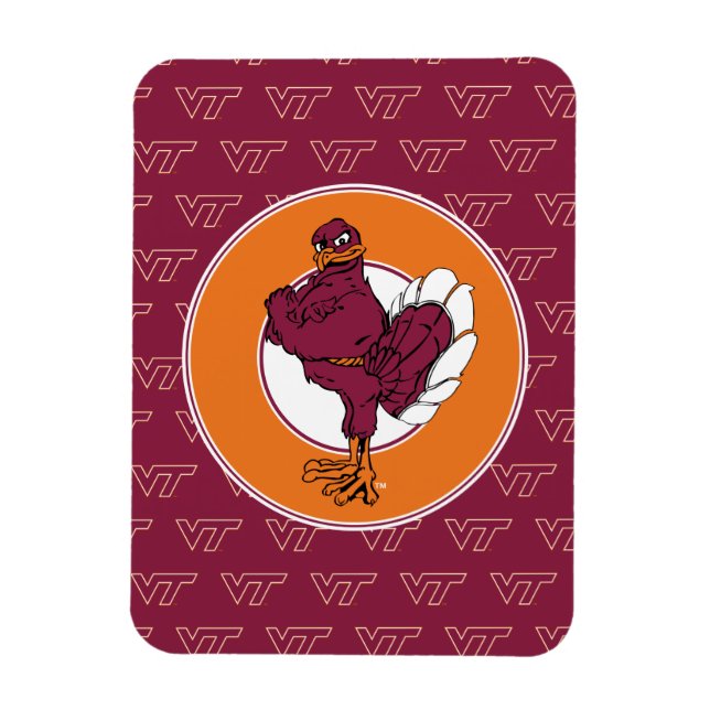 Virginia Tech Hokie Bird Magnet (Vertical)