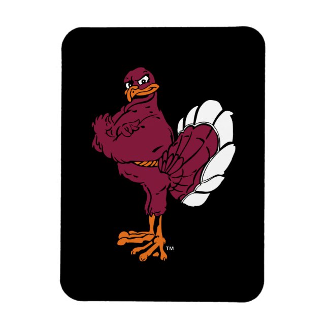 Virginia Tech Hokie Bird Magnet (Vertical)
