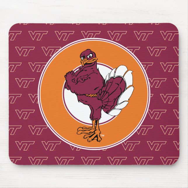 Virginia Tech Hokie Bird Mouse Pad (Front)