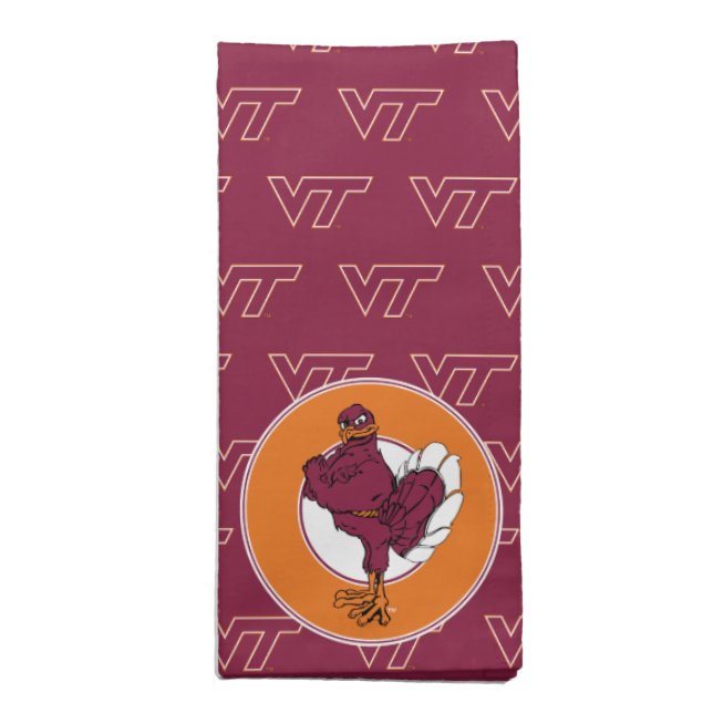 Virginia Tech Hokie Bird Napkin (Folded)