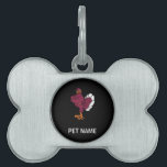 Virginia Tech Hokie Bird Pet Tag<br><div class="desc">Do you want to show off your Virginia Tech pride? Check out these official Hokie designs where you can personalize your own Virginia Tech merchandise on Zazzle.com! These products are perfect for all VT students, alumni, staff, family, and fans. We have the perfect gear and design for your tailgate, party,...</div>