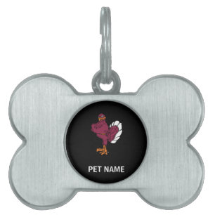 Virginia Tech Hokie Bird Pet Tag