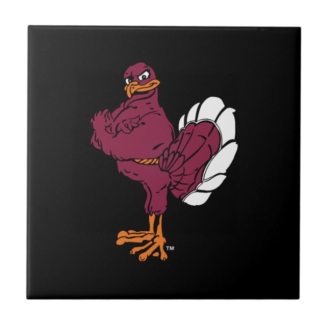 Virginia Tech Hokie Bird Tile (Front)