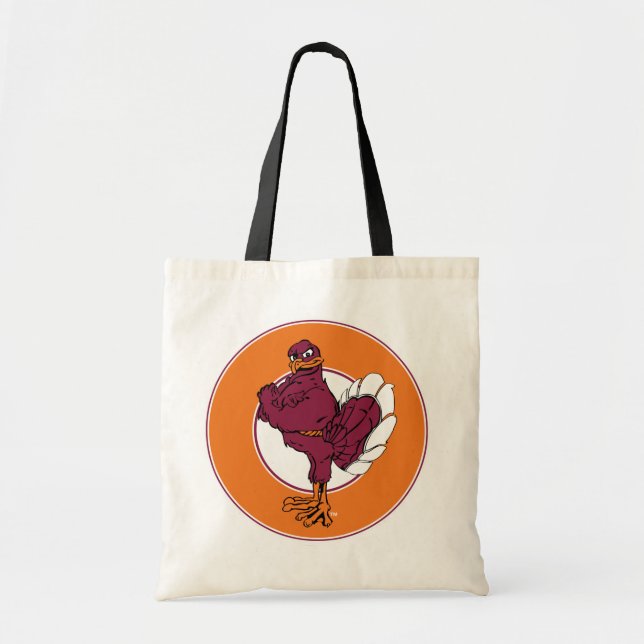 Virginia Tech Hokie Bird Tote Bag (Front)