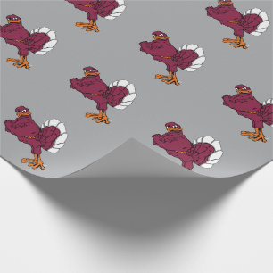Virginia Tech Hokie Bird Wrapping Paper