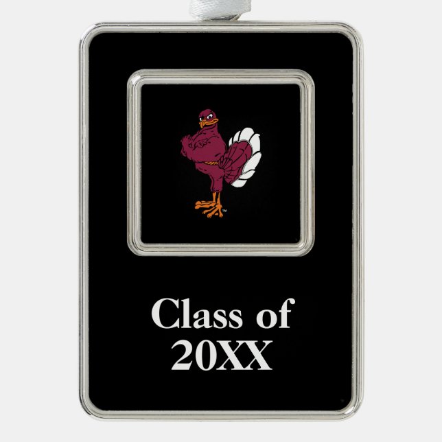 Virginia Tech Hokie Ornament (Front)