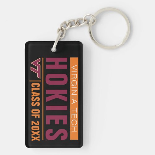 Virginia Tech Hokies Alumni Keychain