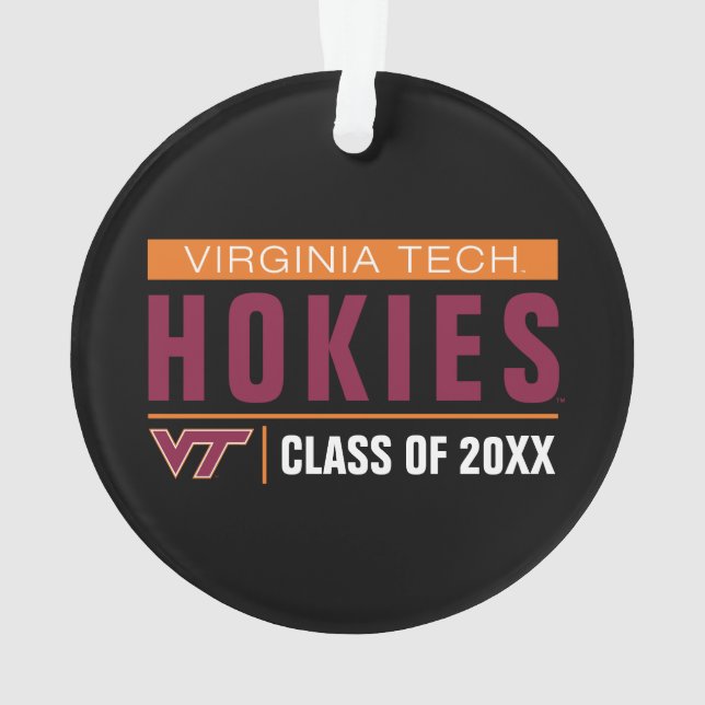 Virginia Tech Hokies Alumni Ornament (Back)