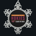 Virginia Tech Hokies Alumni Snowflake Pewter Christmas Ornament<br><div class="desc">Do you want to show off your Virginia Tech pride? Check out these official Hokie designs where you can personalize your own Virginia Tech merchandise on Zazzle.com! These products are perfect for all VT students, alumni, staff, family, and fans. We have the perfect gear and design for your tailgate, party,...</div>