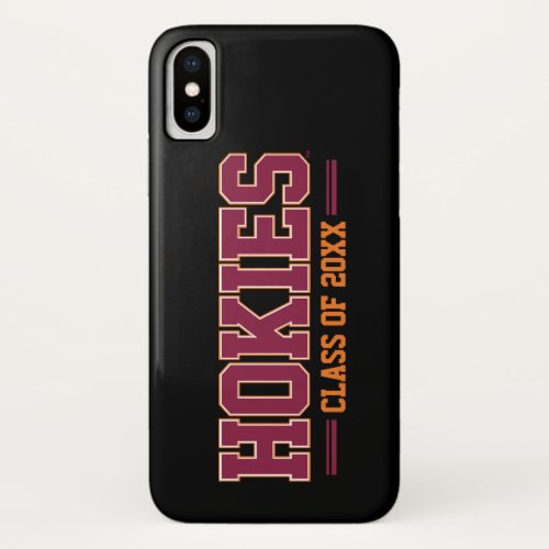 Virginia Tech Hokies Class Year iPhone X Case