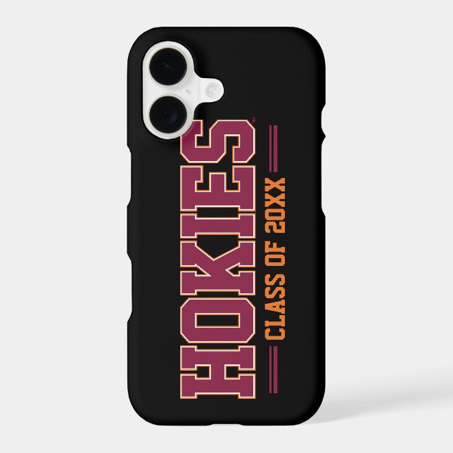 Virginia Tech Hokies Class Year Iphone Case (Back)